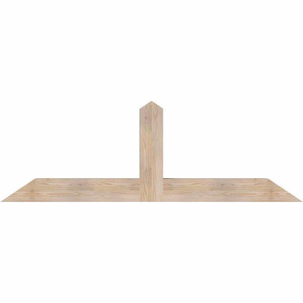 Ekena Millwork Portland Smooth Timber Gable Bracket, Douglas Fir, 72"W x 24"H x 5 1/2"D x 5 1/2"F, 8/12 Pitch GBW072X24X0606POR00SDF - main